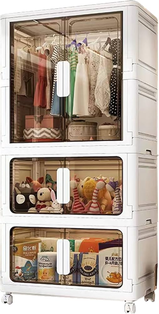 Amazon｜KAMELUN ワードローブ 衣装ケース クローゼット 折りたたみ式